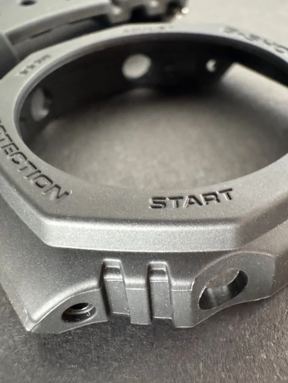 Genuine Casio G-Shock Band Strap & Bezel Set GA-2100 & GA-B2100 Black Rubber